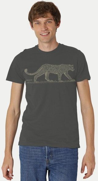 Peaces.bio - handbedruckte Biomode Bio Fit T-Shirt Leopard Herren