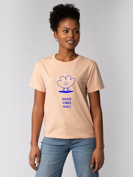 watapparel T-Shirt Frauen Good vibes only