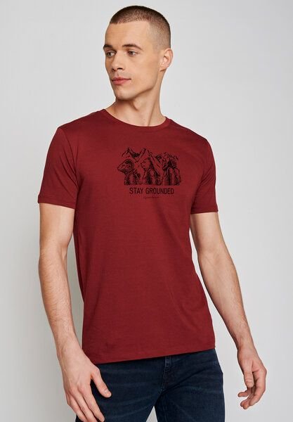 GREENBOMB Animal Stay Grounded Guide - Sportliches T-Shirt aus Bio-Baumwolle / hochwertiger Print / GOTS / Fair & Vegan
