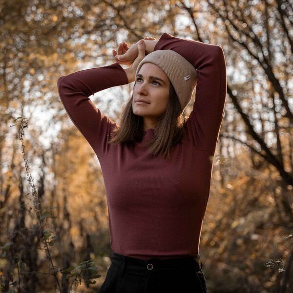 Vresh Clothing Viyola - Turtle Neck Longsleeve aus Biobaumwolle