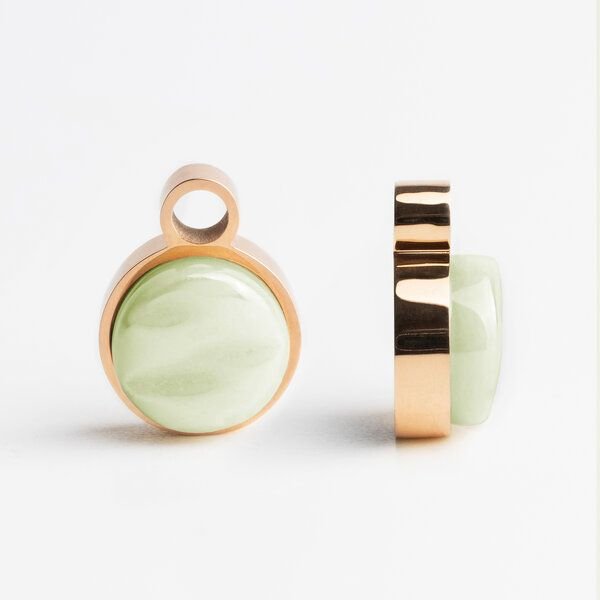 ALEXASCHA Anhänger für Ohrringe | Mix & Match Charms | Roségold