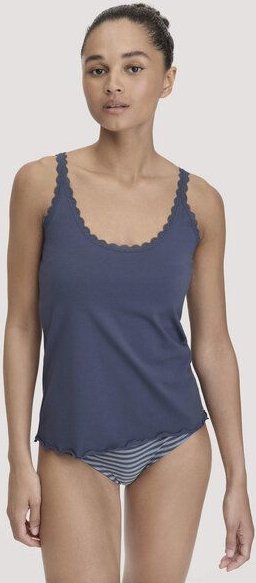 hessnatur Tanktop COTTON FEELING LACE aus Bio-Baumwolle