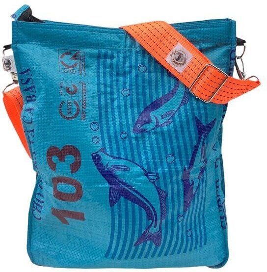 Beadbags Shopperbag TJ77 recycelter Reissack mit Tampenjangurt