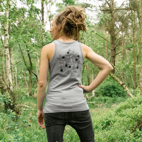 Cmig Damen Tank-Top Blaubeere