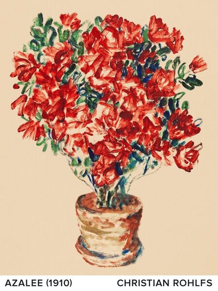 Photocircle Poster / Leinwandbild / Kunst - Christian Rohlfs: Azalee