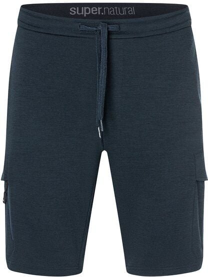 super.natural kurze Jogginghose CARGO BIO SHORTS für Herren, nachhaltig, Merino