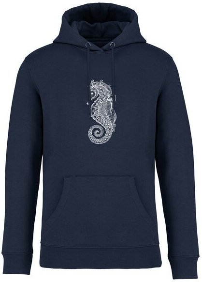 Brandless Basic Bio Unisex Hoody Nr. 4 Seepferd 350g/m²