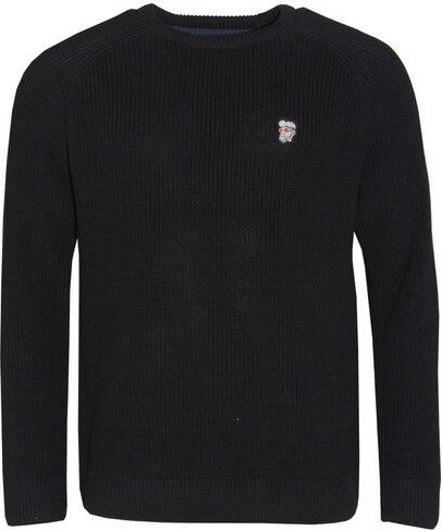 FÄDD Herren Sweatshirt Strickpullover Biobaumwolle HipsterHans Navy Schwarz