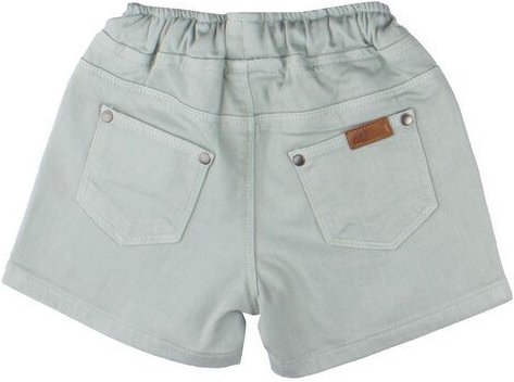 Kinder Shorts Bio-Baumwolle GOTS-zertifiziert, hellblau, elastischer Bund mit Kordelzug – Walkiddy, leichte Sommer-Short...