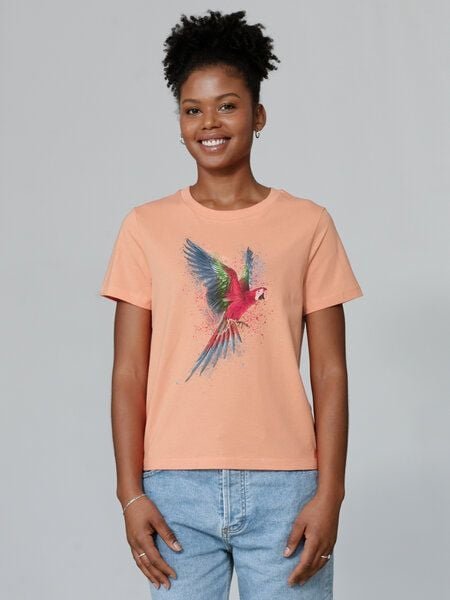 watapparel T-Shirt Frauen Papagei