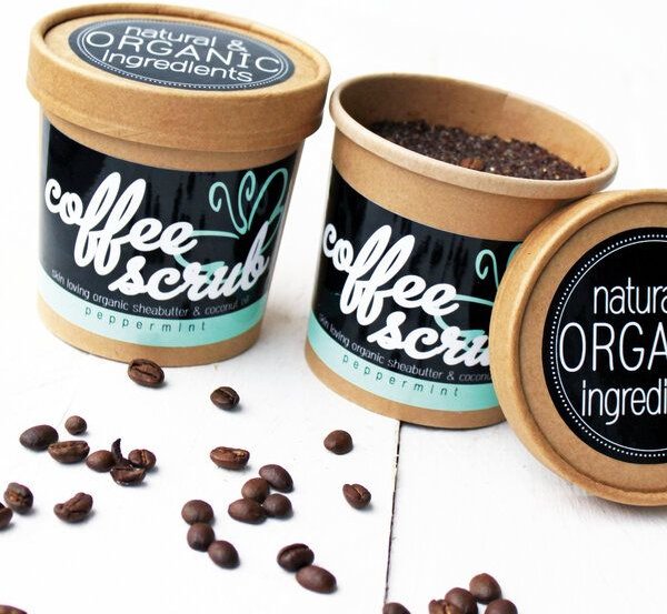 Thumbnail - Eve Butterfly Soaps Coffee Body Scrub - Kaffeepeeling - Peppermint