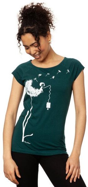 FellHerz Damen T-Shirt Pusteblume Bio Fair
