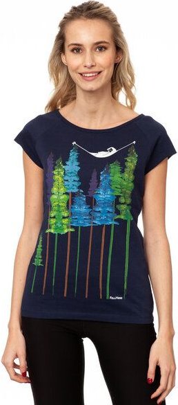 FellHerz Damen T-Shirt Wood Girl Bio Fair