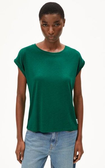 ARMEDANGELS JILAANA Damen T-Shirt aus TENCEL Lyocell Mix