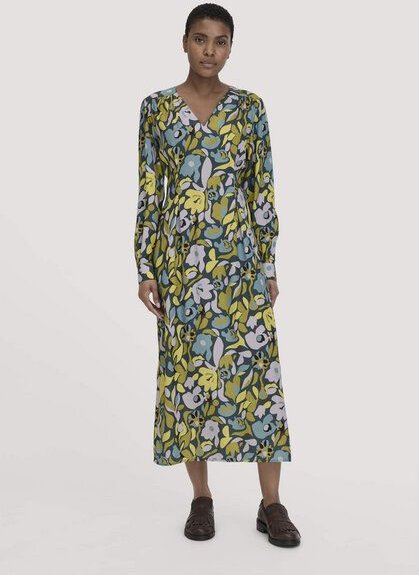 hessnatur Kleid Knöchellang Regular aus LENZING ECOVERO Satin