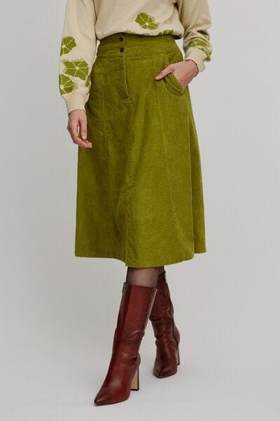 TRANQUILLO Cordrock aus Biobaumwolle (W25F81)