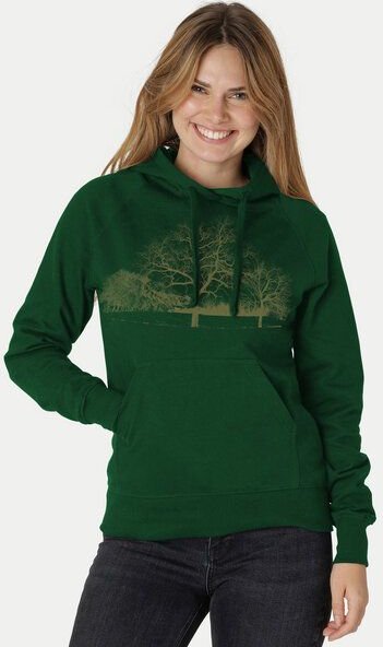 Peaces.bio - handbedruckte Biomode Damen Hoodie Landscape