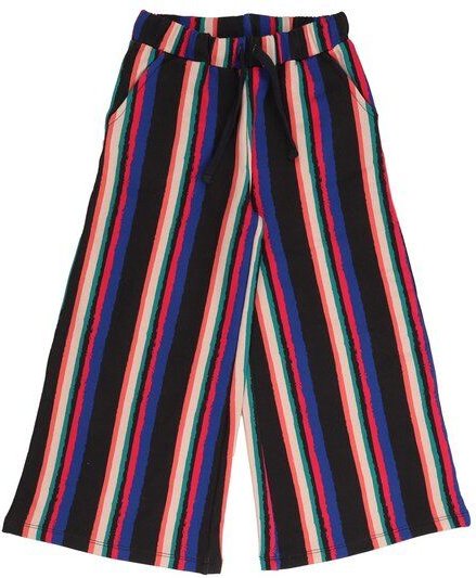 Cotokids Kinder Hose weit geschnitten GOTS-zertifiziert aus Bio-Baumwolle mit bunten Streifen – Walkiddy