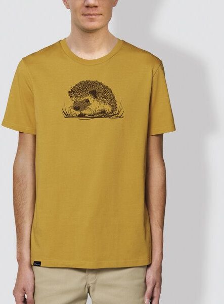 little kiwi Unisex T-Shirt,"Igel", Ocker