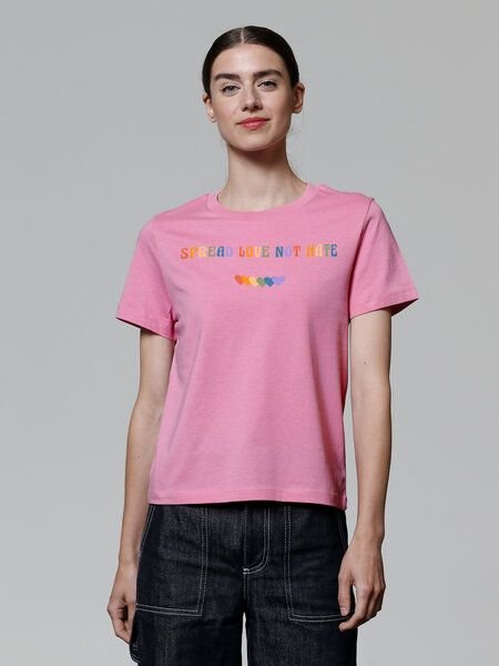 watapparel T-Shirt Frauen Spread Love not Hate