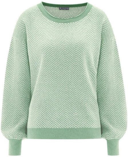 Hempage Moderner Jacquard Pullover Hanf/Biobaumwolle