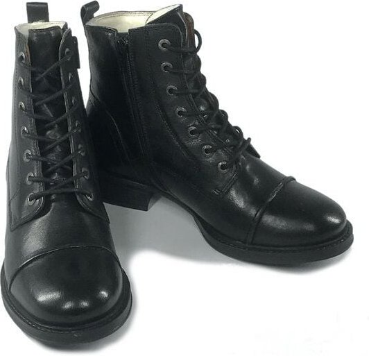 Thumbnail - Ten Points gefütterte Schnürstiefel, Pandora Boots, vegetabil gegerbtes Leder