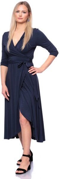 Ingoria WANDA Wickelkleid mit Schalkragen mit 3/4 Ärmel