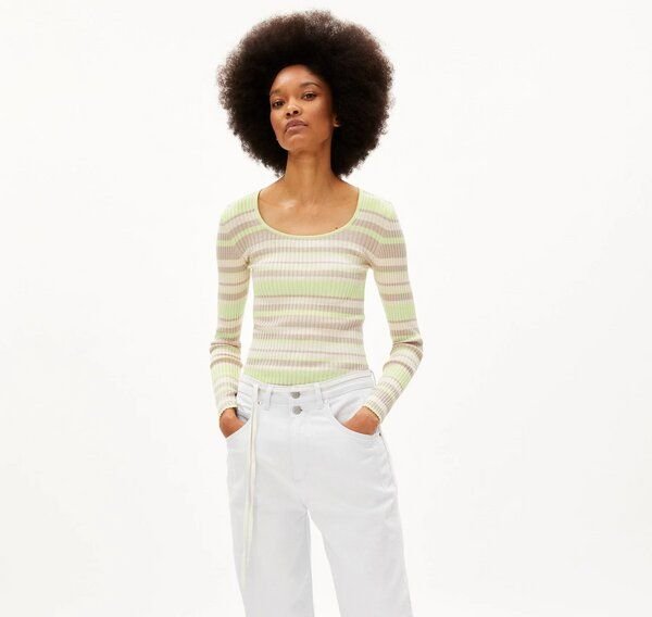 ARMEDANGELS Alaania - Crew - Multicolor aus Bio-Baumwolle