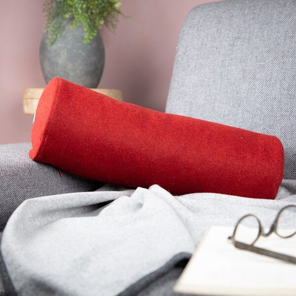 nahtur-design Nackenrolle mit leichtem Lodenbezug | Naturfüllung