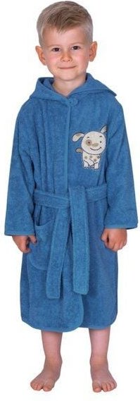 Wörner Kinder Bademantel "Hund" Neu GOTS zertifiziert 2 Farben wählbar