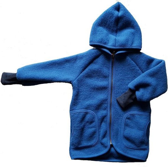 Ulalü Kinder Wollfleece Jacke mit Taschen