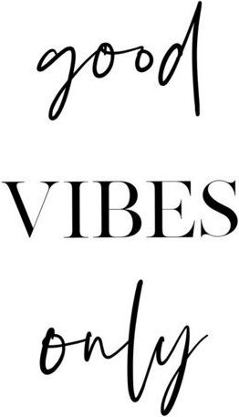 Photocircle Poster / Leinwandbild - Good Vibes Only No2