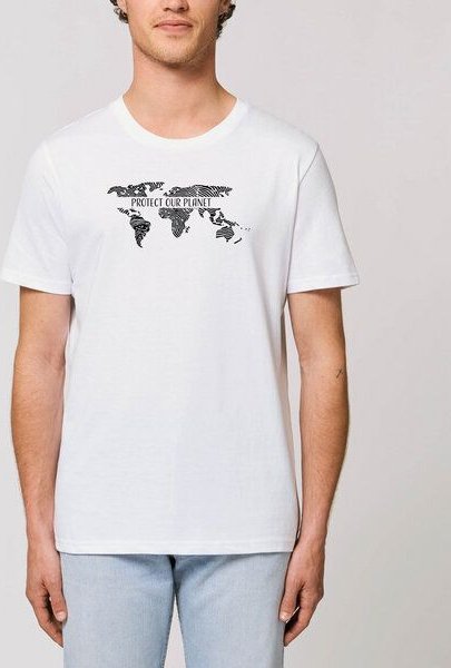 Human Family Bio Unisex Rundhals T-Shirt "Protect our Planet"