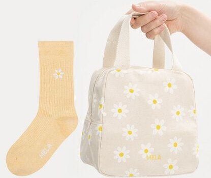 MELA Organizer Tasche medium JASMEET + Daisy Socken Bundle