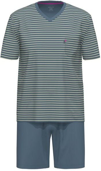 Ammann Schlafanzug kurz | Bio-Baumwolle | Isla Fuerte