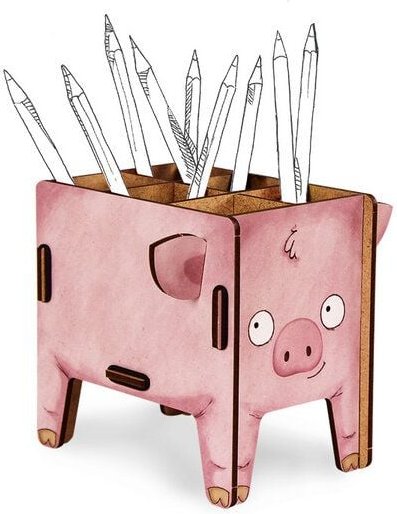 WERKHAUS Stiftebox Schwein
