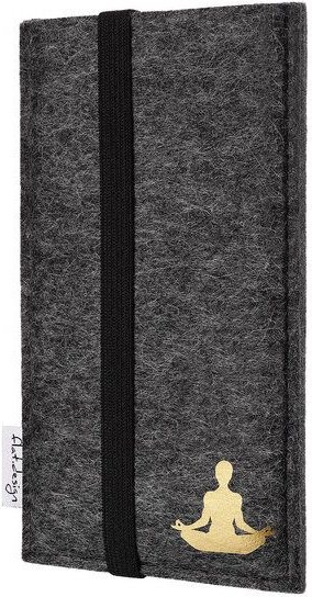 flat.design Handyhülle COIMBRA mit Lotussitz für Samsung Galaxy M-Serie - VEGAN - Filz Schutz Tasche