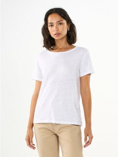 KnowledgeCotton Apparel Regular Leinen-T-Shirt aus Bio-Leinen - GOTS/Vegan