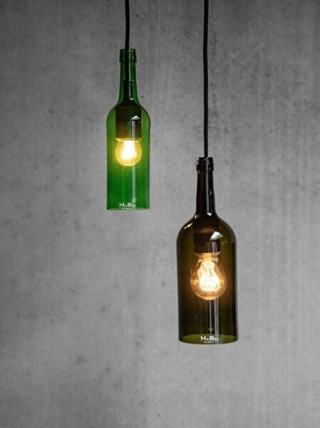 MaBe Pendelleuchte - nachhaltig, witzig - upcycling