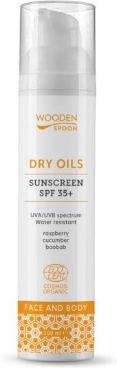 WOHL2BE | Auf ins Premium-Wohl Bio-Sonnenschutzlotion für Gesicht und Körper „Dry oils“ SPF 35+ mit transparentem Zink