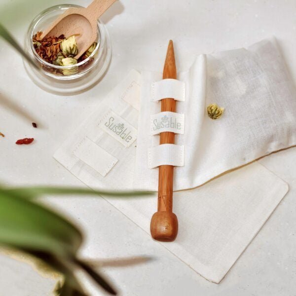 Susable Wiederverwendbare Teefilter aus 100% Bio-Baumwolle - 2er Set