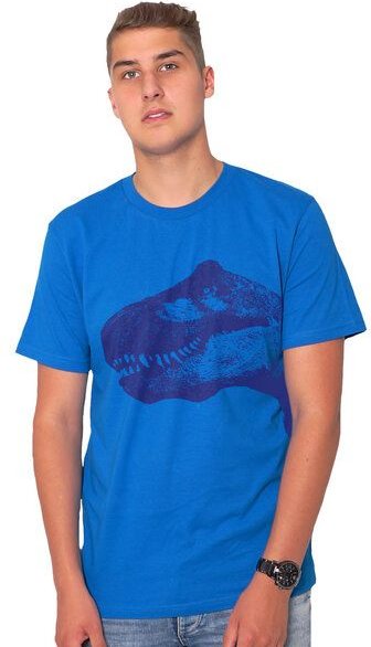 HANDGEDRUCKT "T-Rex" Männer T-Shirt reine Biobaumwolle (kbA)