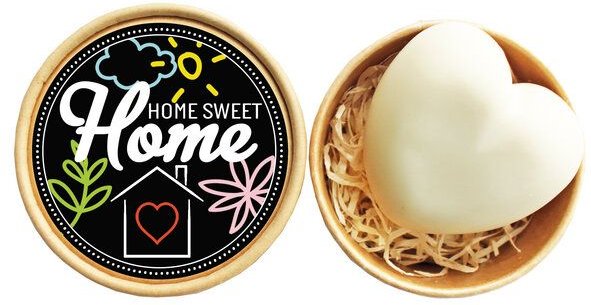 Eve Butterfly Soaps Mini Geschenkbox mit Herzseife, verschiedene Motive & Anlässe