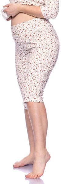 Milchshake Umstandspyjama- und Lounge Hose 3/4 aus Bio-Baumwolle