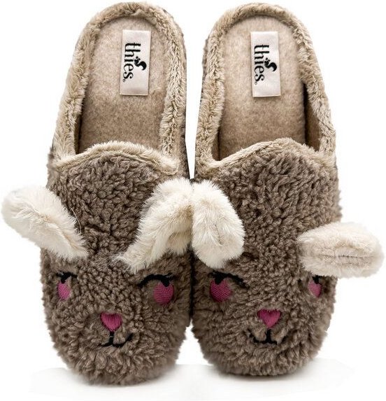 Veganer "thies ® Organic Rabbit Slipper" aus kuscheliger Biobaumwolle