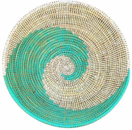 SWANE-Design Obstschale & Brotkorb Senegal - rund geflochten - S/M