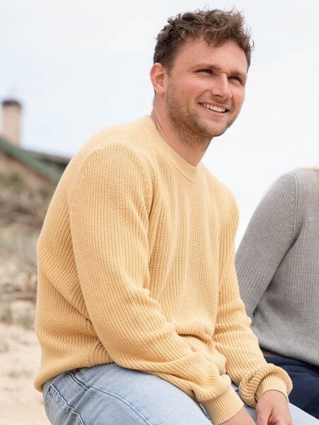 FUXBAU 4Seasons Männer Strickpullover