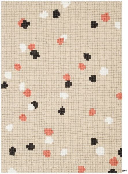 myfelt Terra Filzkugelteppich rechteckig, 100% Schurwolle