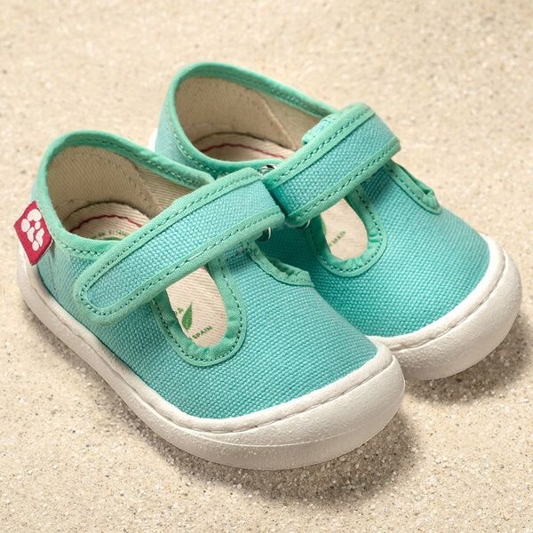 Pololo DEAKTIVIERT_luftiger Sommersneaker "Arena" aus Baumwolle (Bio kbA), Größen 20-27