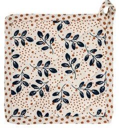 Thumbnail - TRANQUILLO Topfhalter LEAVES aus Biobaumwolle 20 x 20 cm (TEX108)
